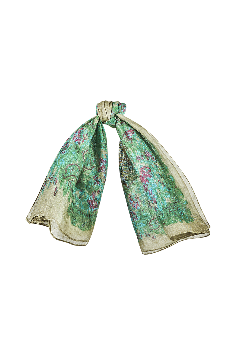 g-ssl-bandana-tuch-leinen-grau-schwarz image 1