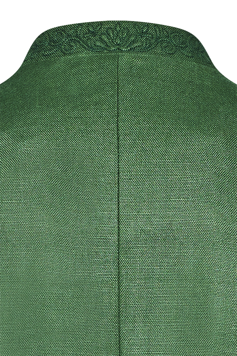 g-ssl-gehrock-traditionelle-ranken-leinen-gr-n-damen image 6