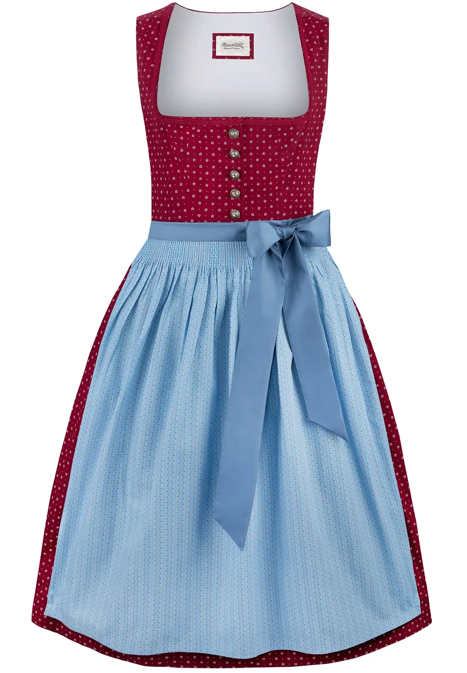 stockerpoint-dirndl-julina-midi-bordeaux-mit-print image 1