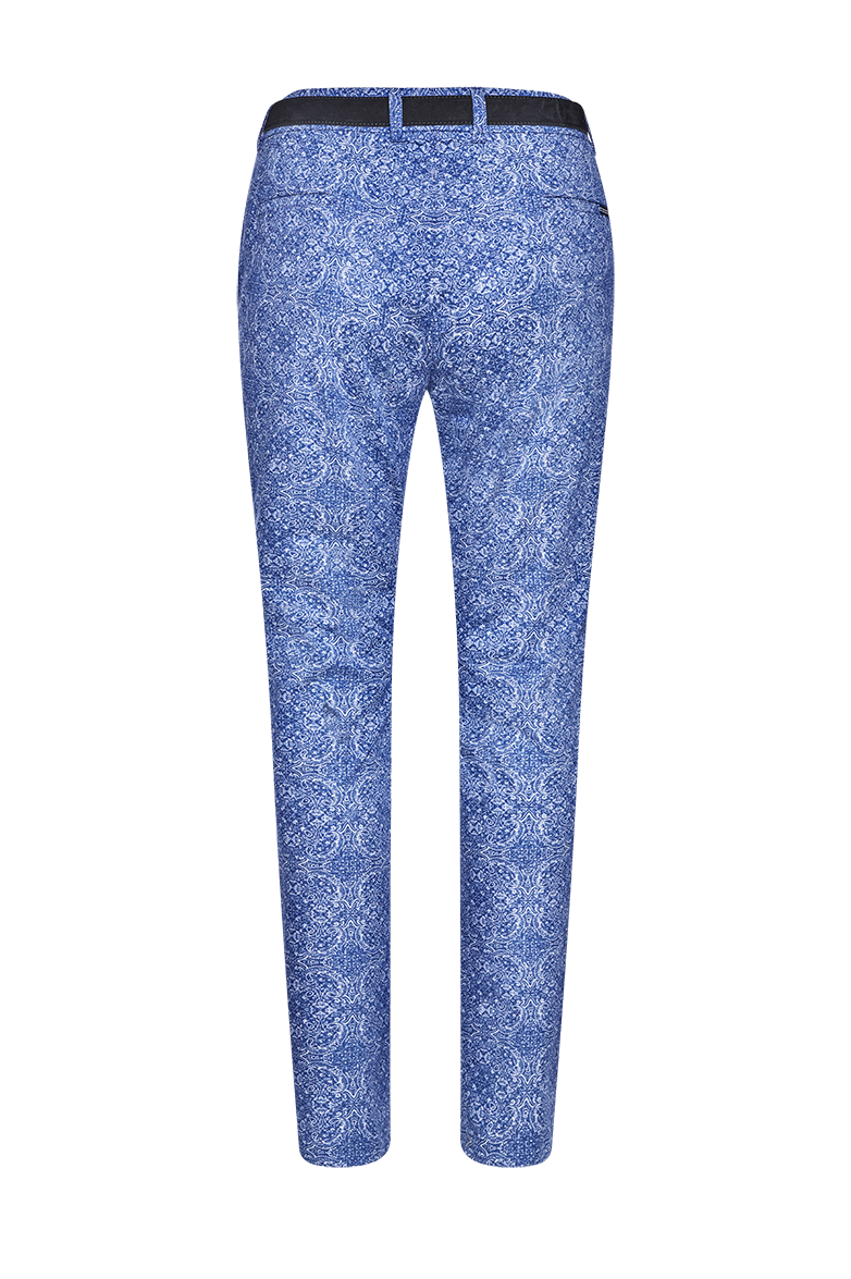 g-ssl-chinohose-mit-ornamentdruck-figurbetonte-damen-chino-in-blau image 2
