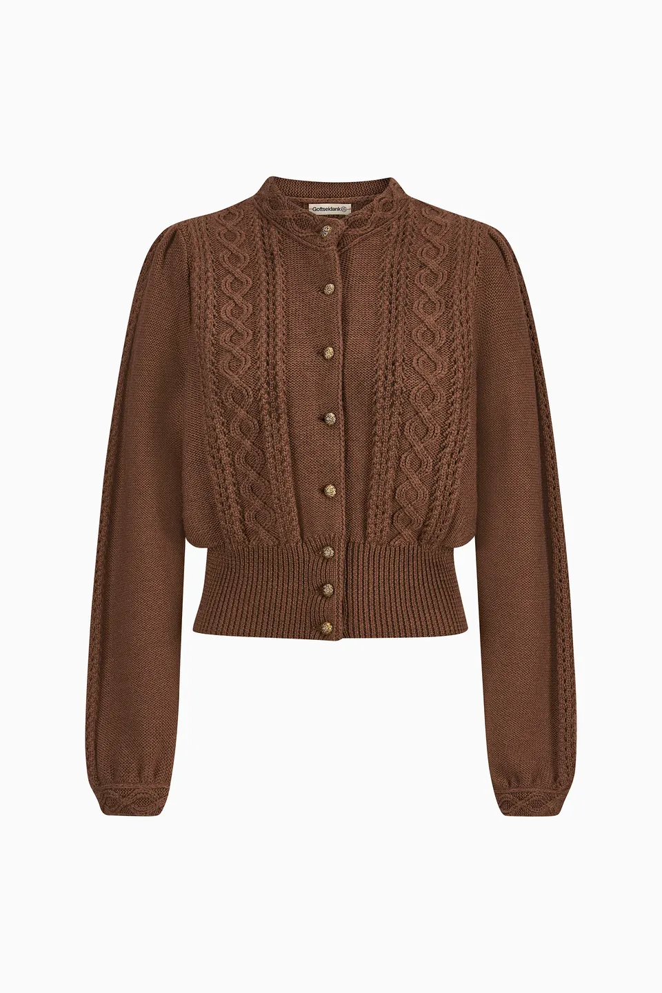 gottseidank-damenstrickjacke-lea-linksstrick image 1