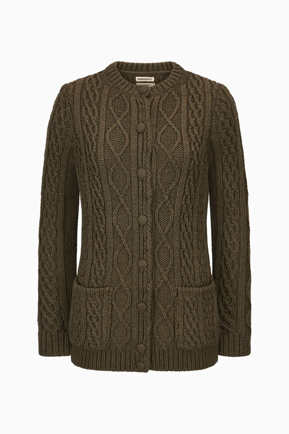 gottseidank-ren-e-damenstrickjacke-mit-zopfmuster image 1