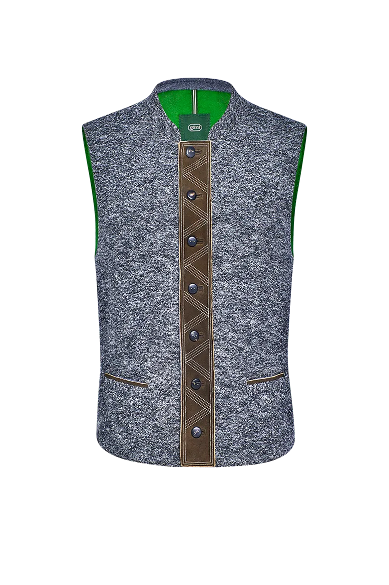 g-ssl-gilet-aus-walk-und-leder-herren-grau-hirschleder image 1