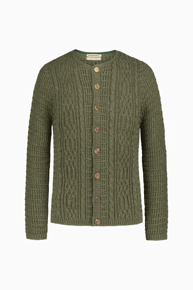 gottseidank-herrenstrickjacke-anton-uni-strickjacke-mit-zopfmuster-2 image 1