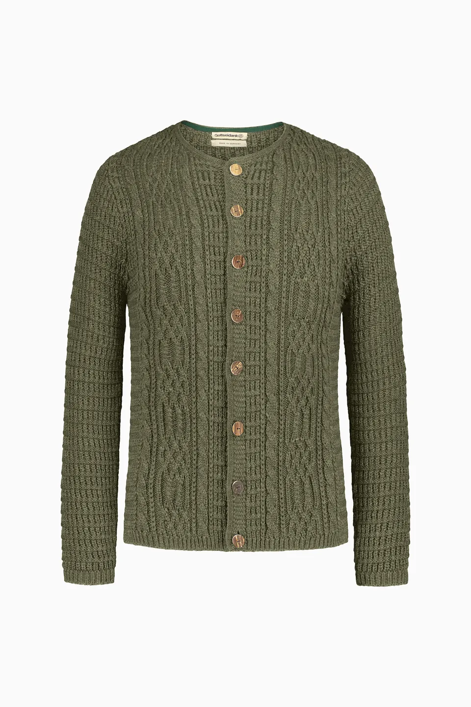 gottseidank-herrenstrickjacke-anton-uni-strickjacke-mit-zopfmuster-2 image 1