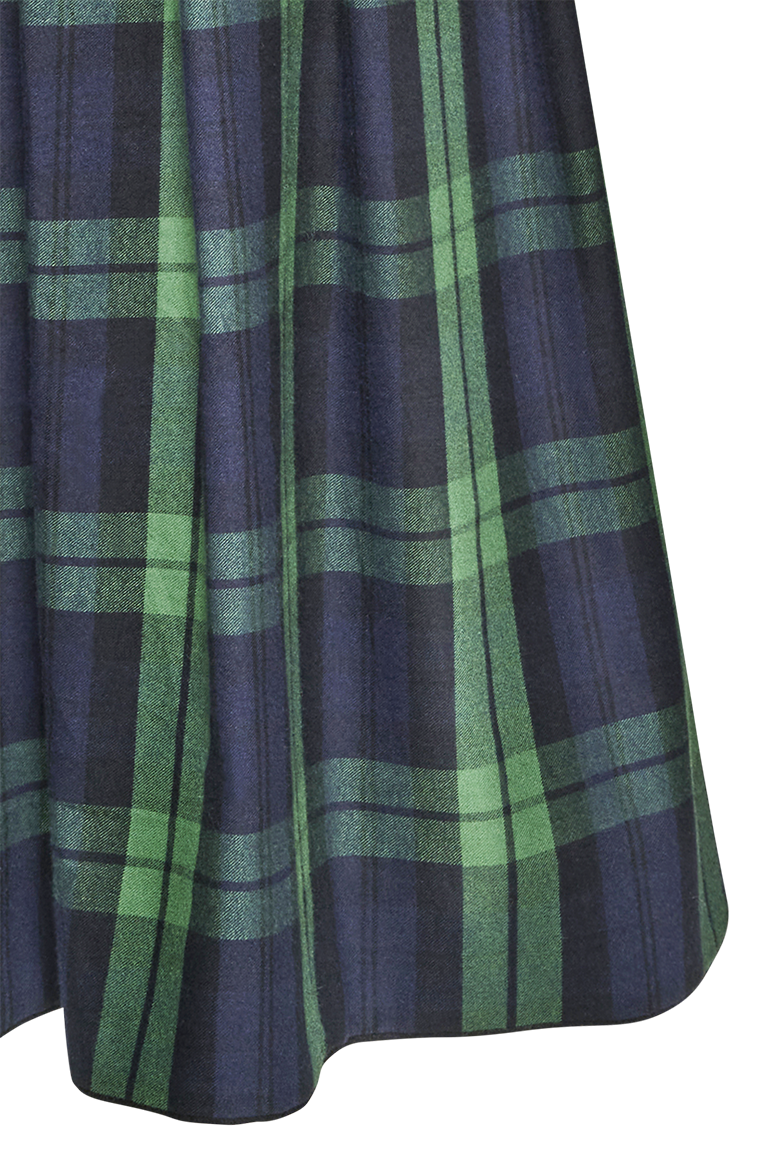 g-ssl-karo-kleid-damen-blau-aus-baumwoll-flanell image 6