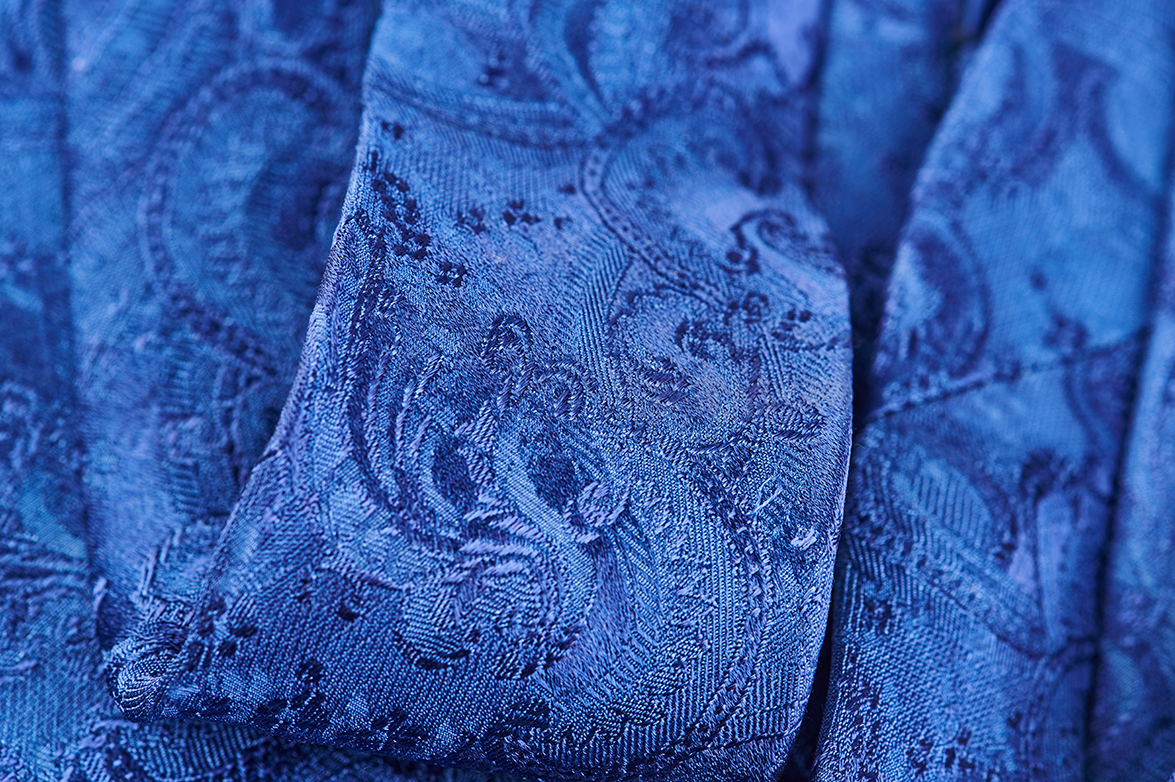 g-ssl-blaudruck-krawatte-jacquardseide-blau-schmal-herren image 4