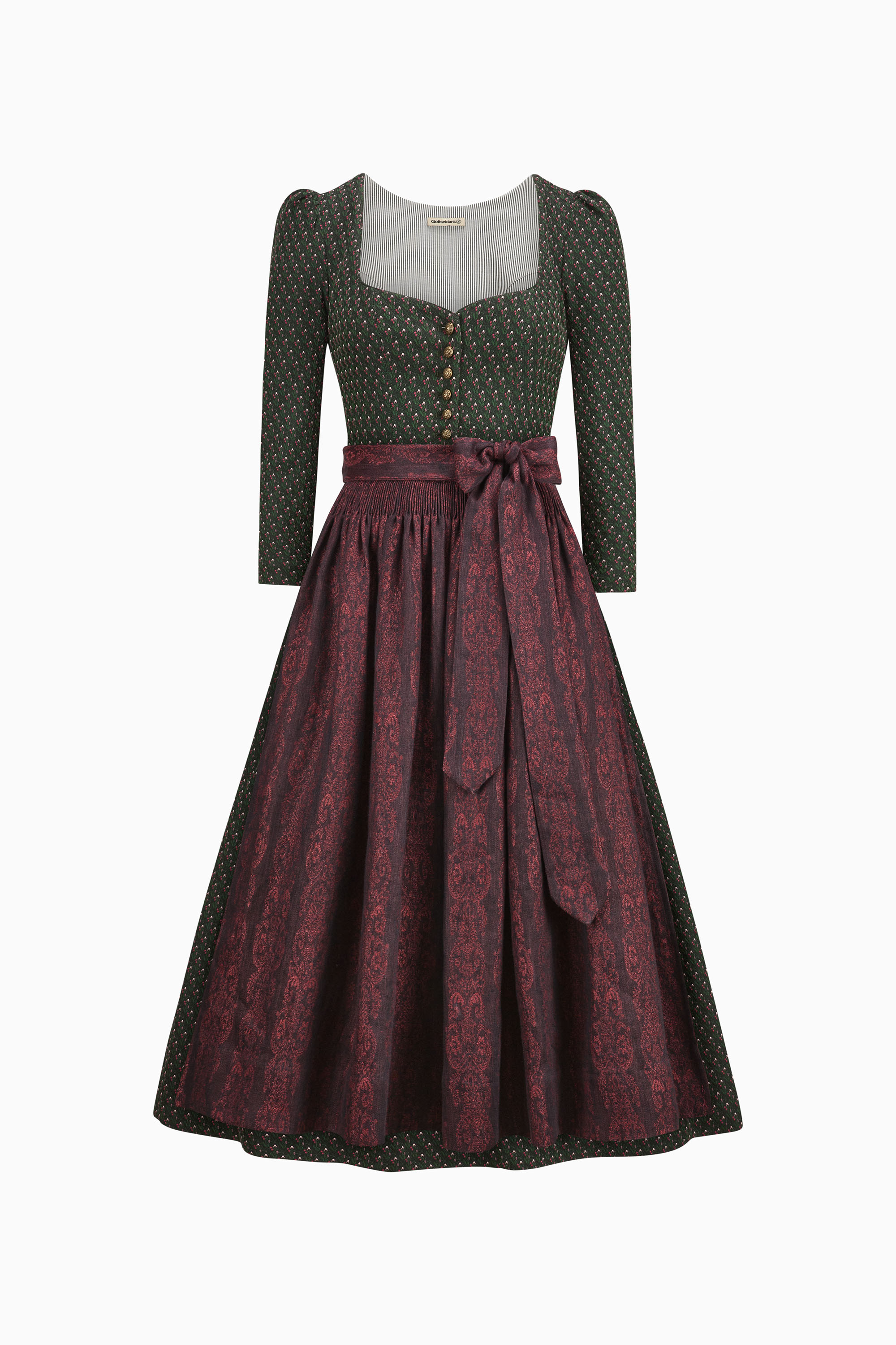 gottseidank-dirndl-amelie-langarmdirndl-mit-faltenrock image 1