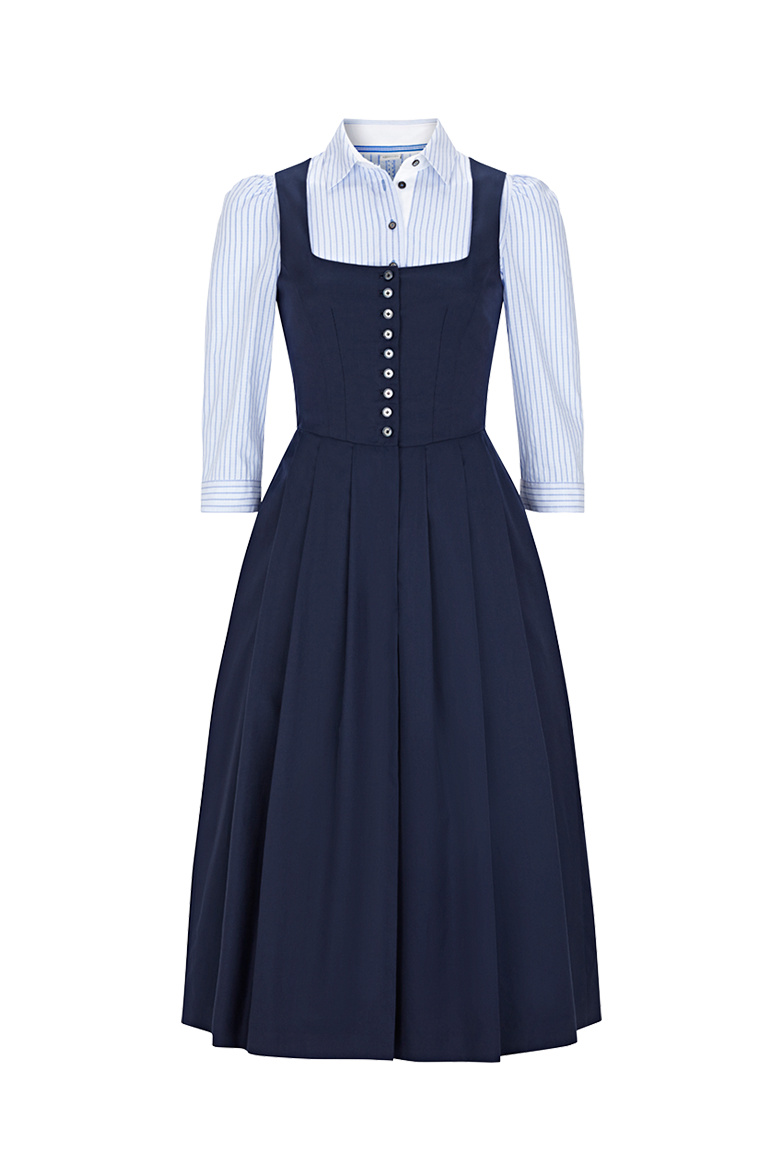 g-ssl-dirndl-goes-new-york-damen-dirndlbluse-3-4-arm-blau image 7