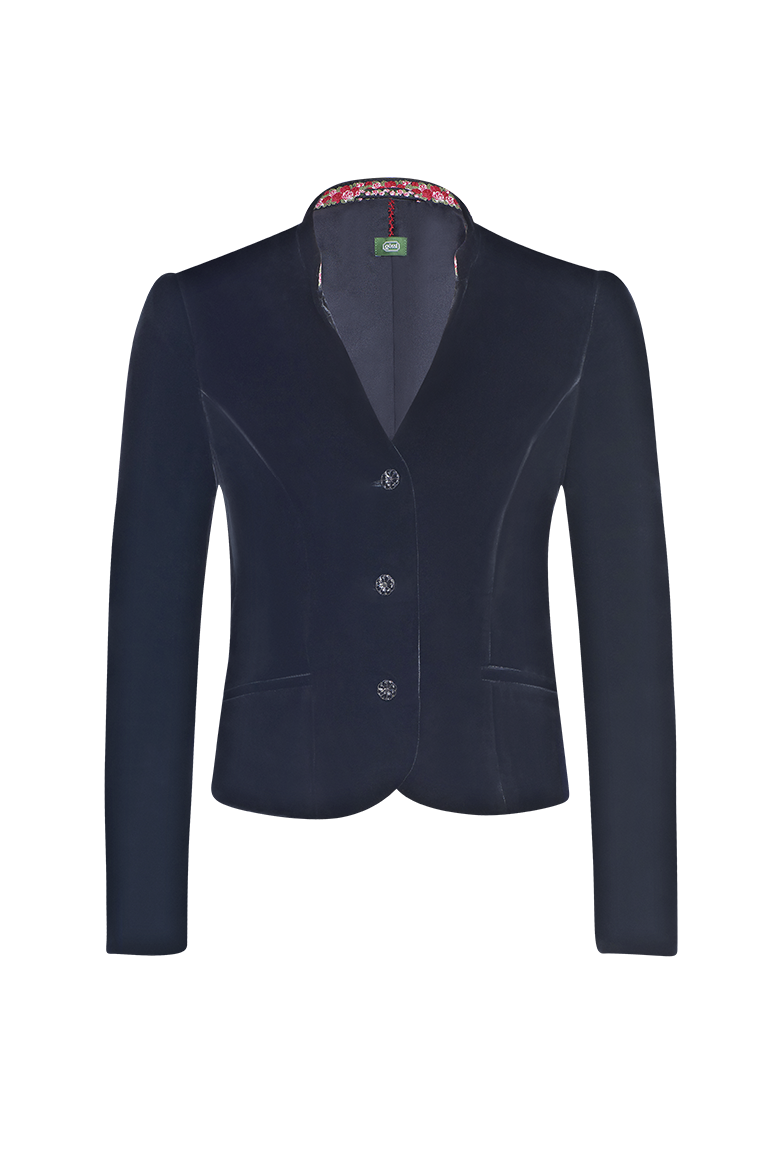 g-ssl-feierstunde-damen-blazer-viskosesamt-grau-schwarz image 1