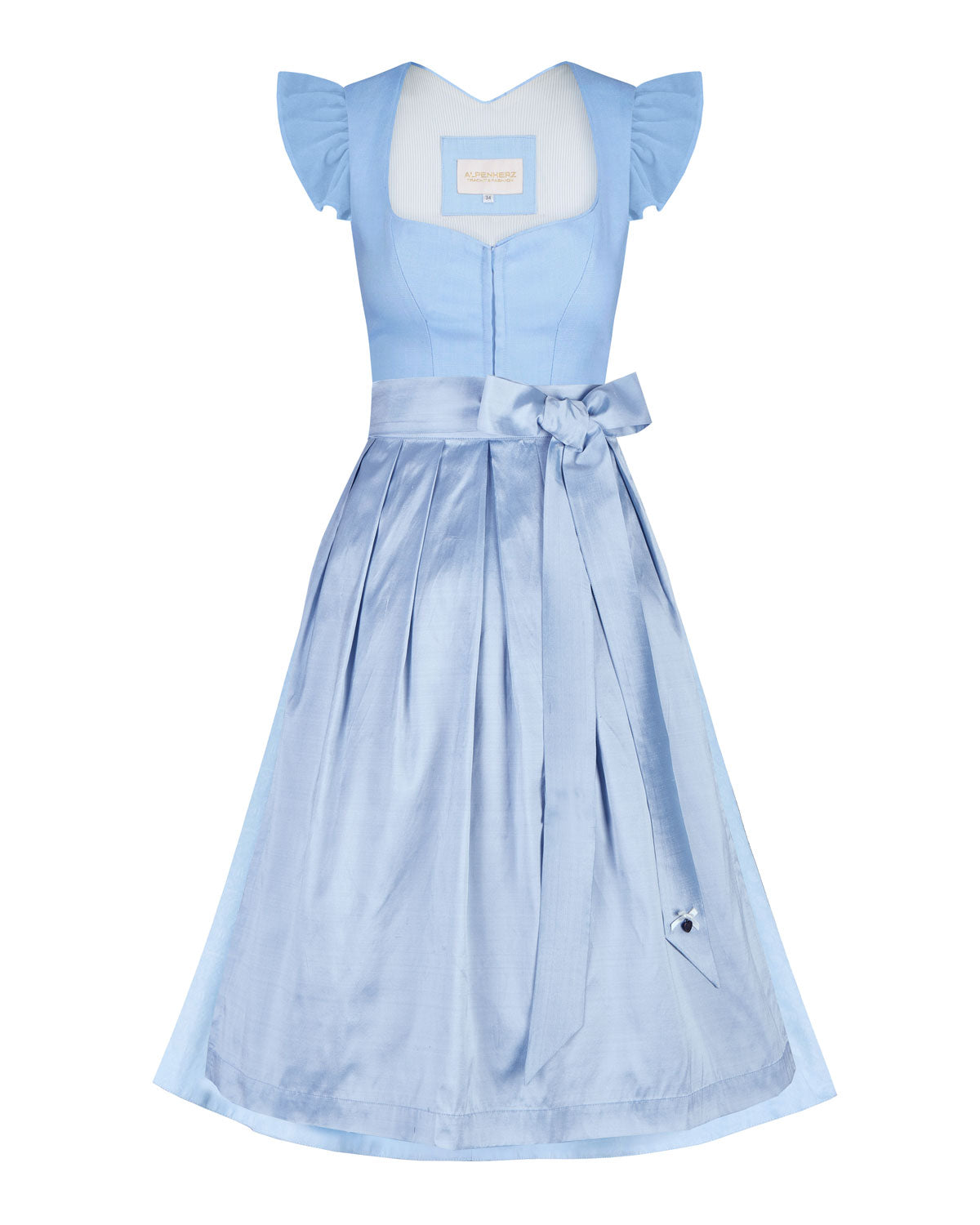 alpenherz-dirndl-marie-twin-hellblau-mit-fl-gel-und-puffarm image 2