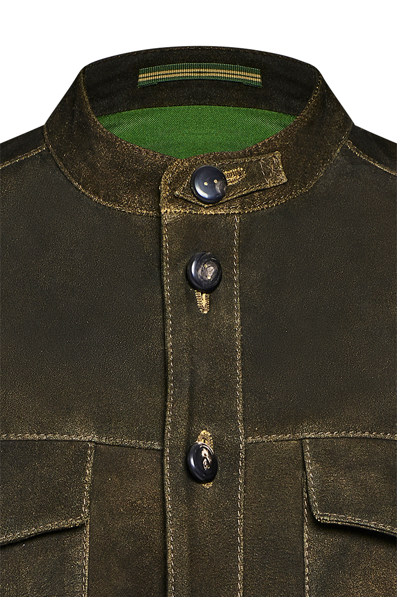 g-ssl-shirtjacket-in-leder-ziegenleder-jacke-stehkragen-braun-herren image 3
