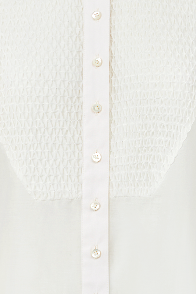g-ssl-waffelsmok-bluse-damen-aus-baumwolle-und-seide-transparent image 4