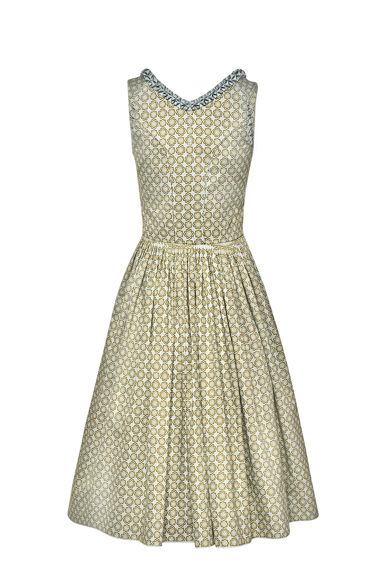 g-ssl-die-henndorferin-dirndl-gr-n-baumwollsatin-midi image 2