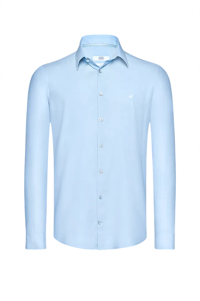 g-ssl-herrenhemd-es-ist-ein-ros-entsprungen-sommerhemd-blau-schmal image 1
