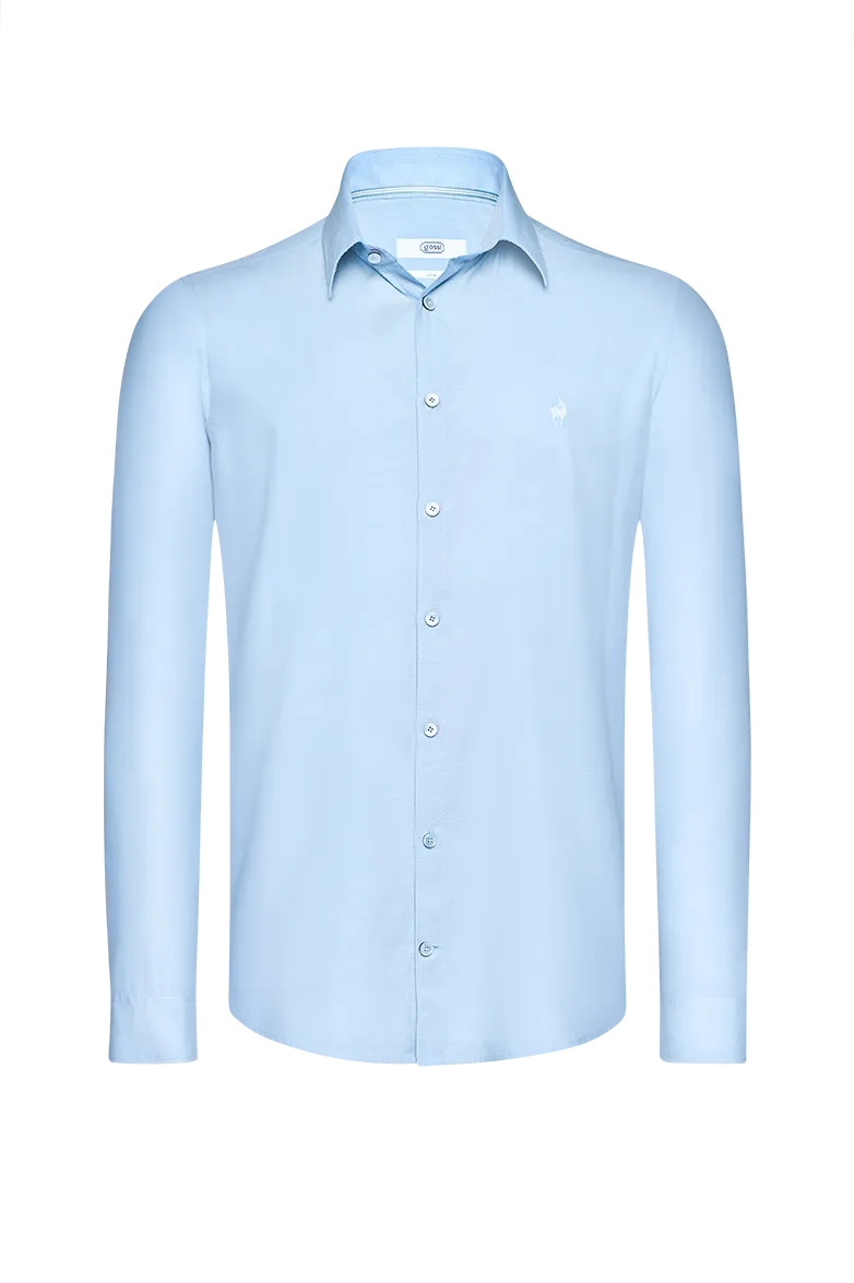 g-ssl-herrenhemd-es-ist-ein-ros-entsprungen-sommerhemd-blau-schmal image 1