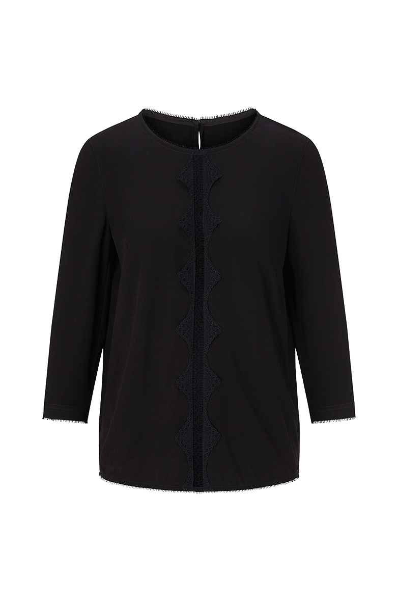 g-ssl-maientraum-blusentop-damen-viskose-top-grau-schwarz image 1