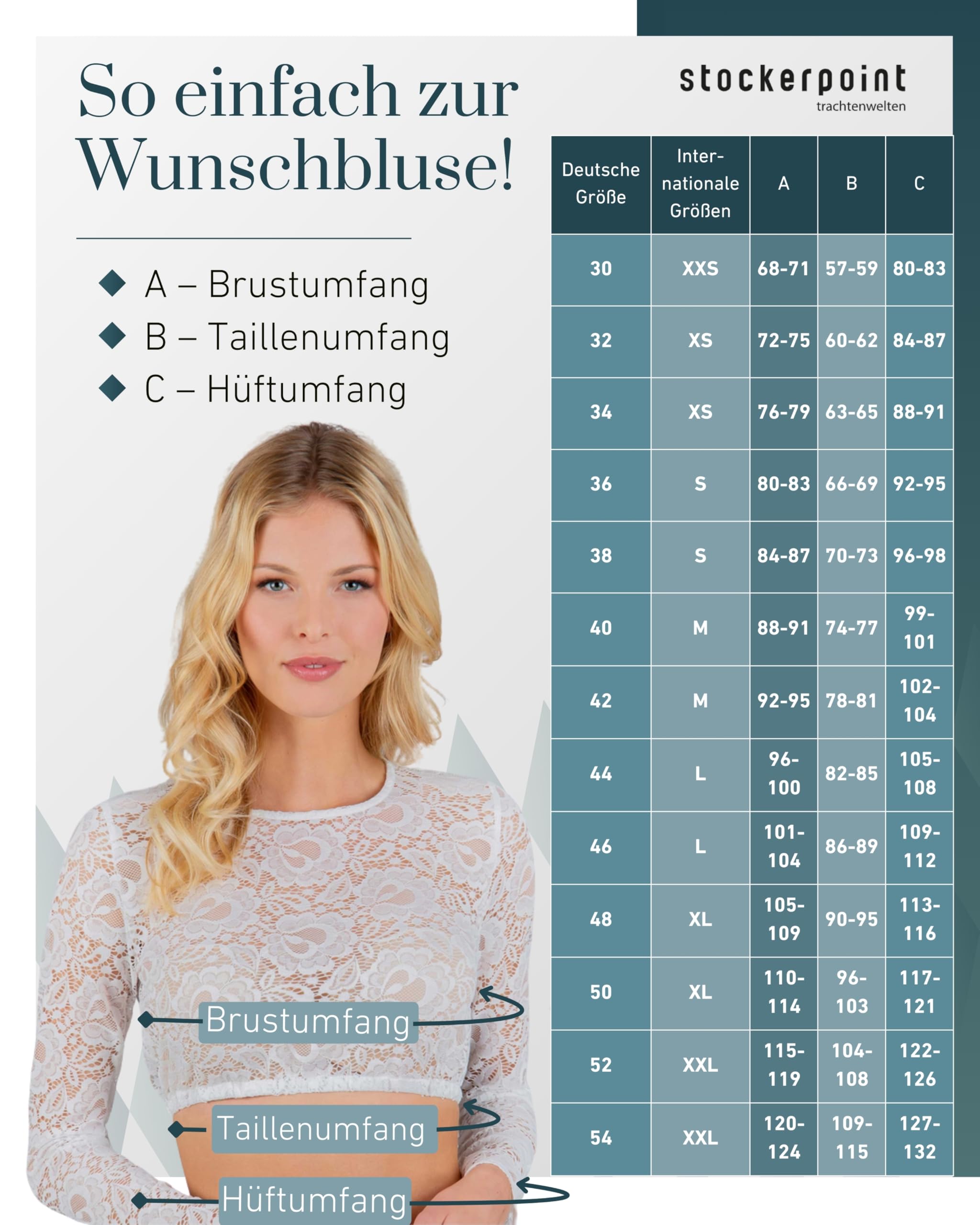 stockerpoint-dirndlbluse-jessica-damen-gr-32-48 image 6