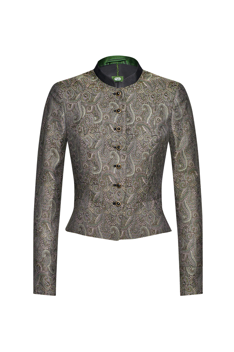 g-ssl-dirndljacke-paisleyjacquard-jacke-grau-schwarz-seide image 1