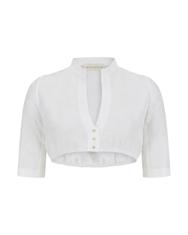 alpenherz-bluse-charlotte-damen-halbarm-jacquard-wei image 1