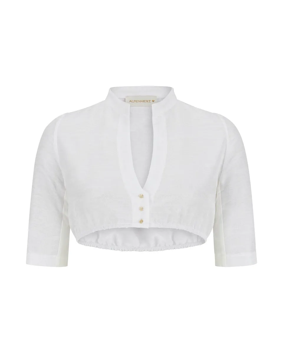alpenherz-bluse-charlotte-damen-halbarm-jacquard-wei image 1