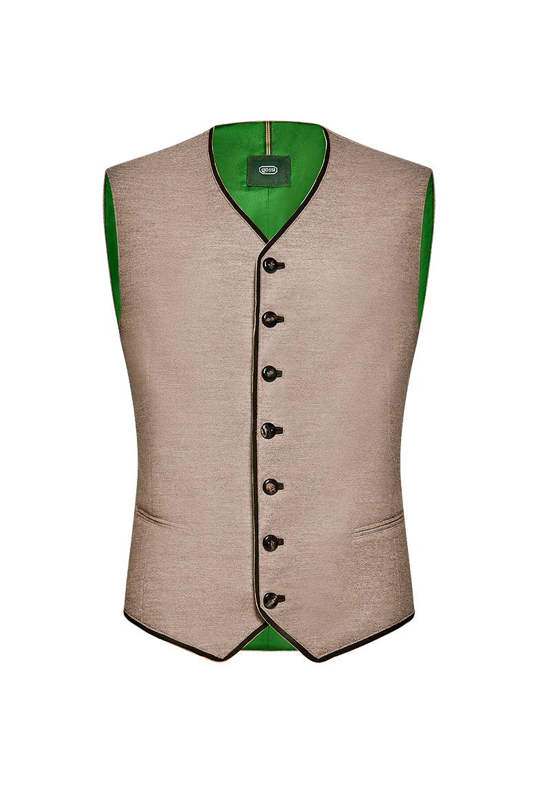 g-ssl-sommerwalk-gilet-herren-walk-gilet-natur-mit-hirschleder image 1