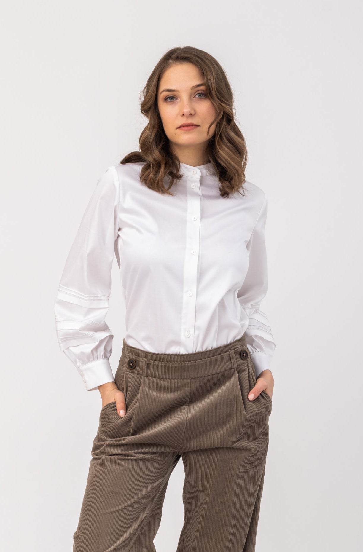 felicitas-damen-bluse-briana-baumwoll-satin-langarm image 3