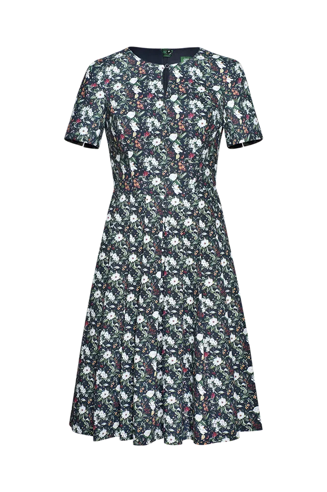 g-ssl-kleid-alpenblume-millefleurs-trachtenkleid-grau-schwarz image 1