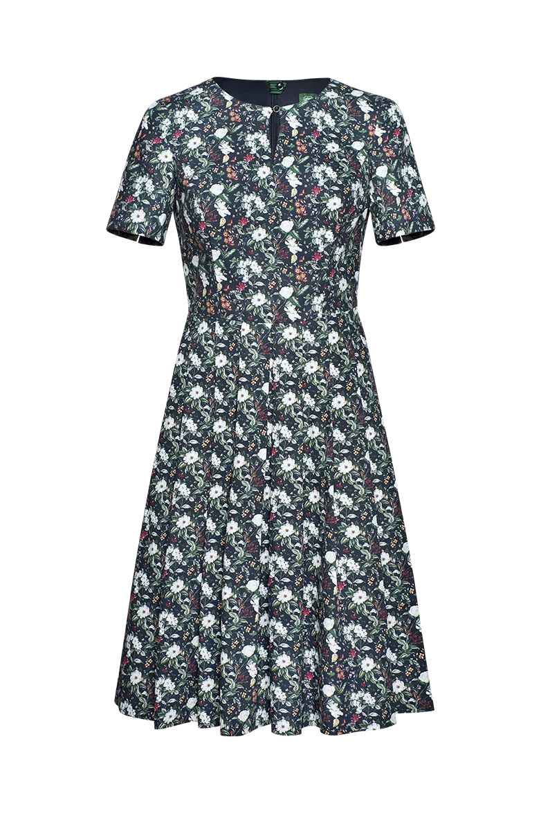 g-ssl-kleid-alpenblume-millefleurs-trachtenkleid-grau-schwarz image 1