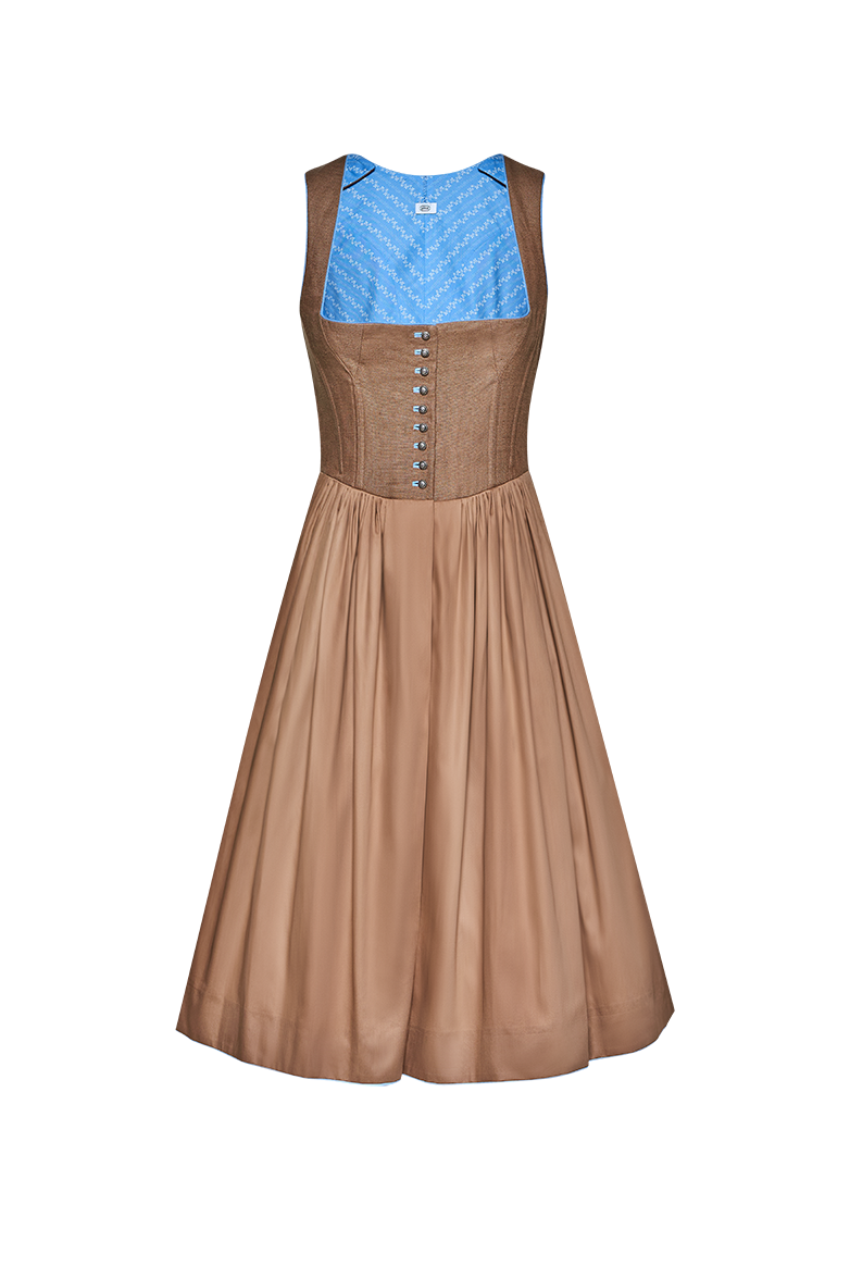 g-ssl-dirndl-mit-kontrastpaspel-braun-70-cm image 1