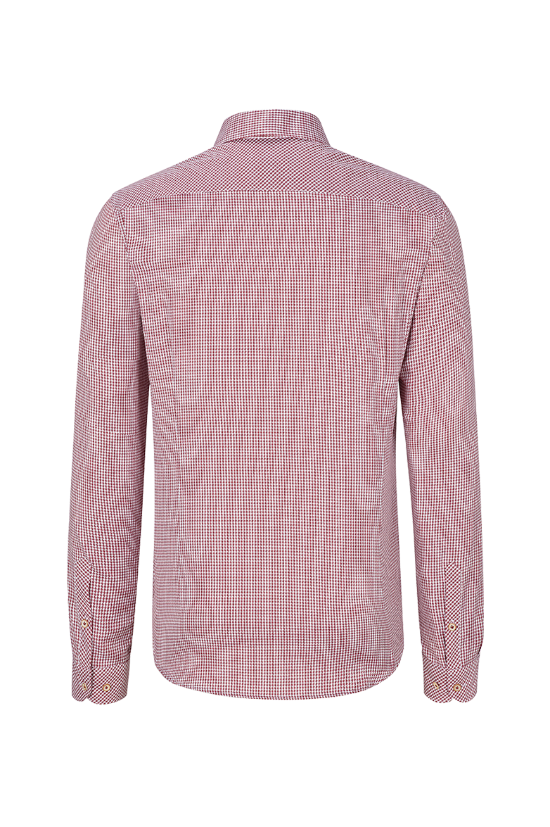 g-ssl-herzensbrecher-slimhemd-herren-rot-hahnentritt image 2