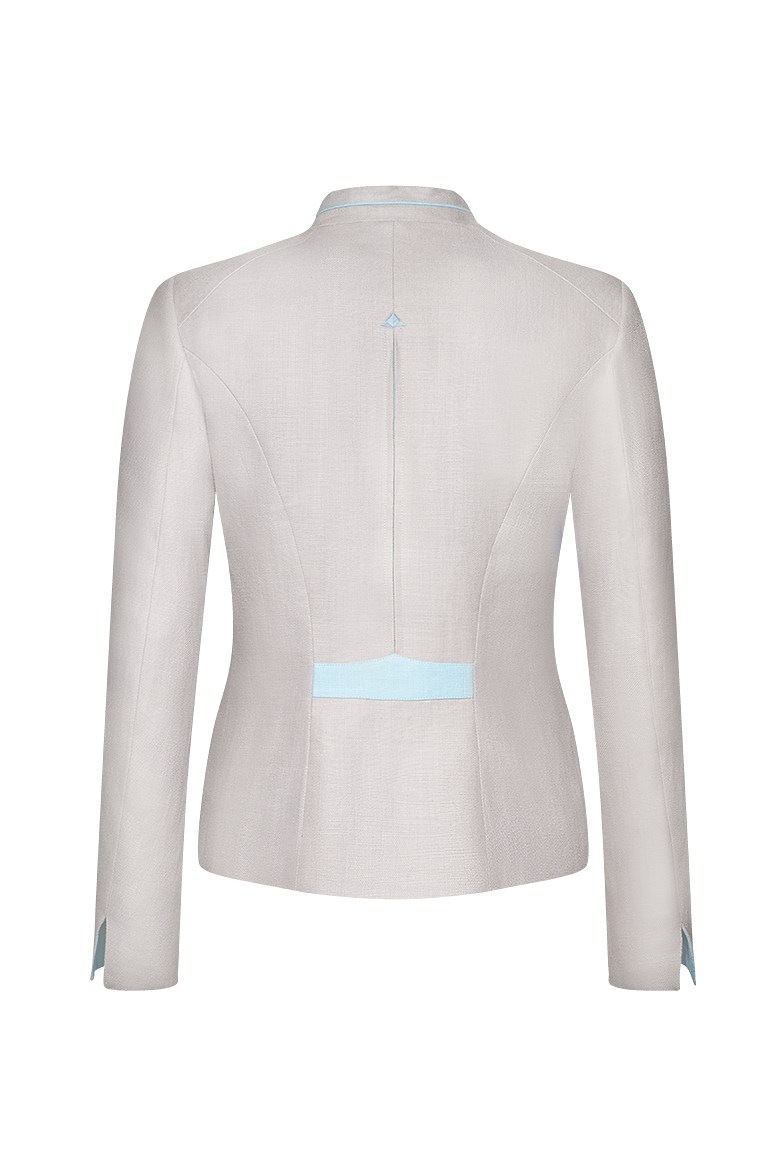 g-ssl-kontrastjacke-damen-leinen-grau-schwarz-mit-glaskn-pfen image 2