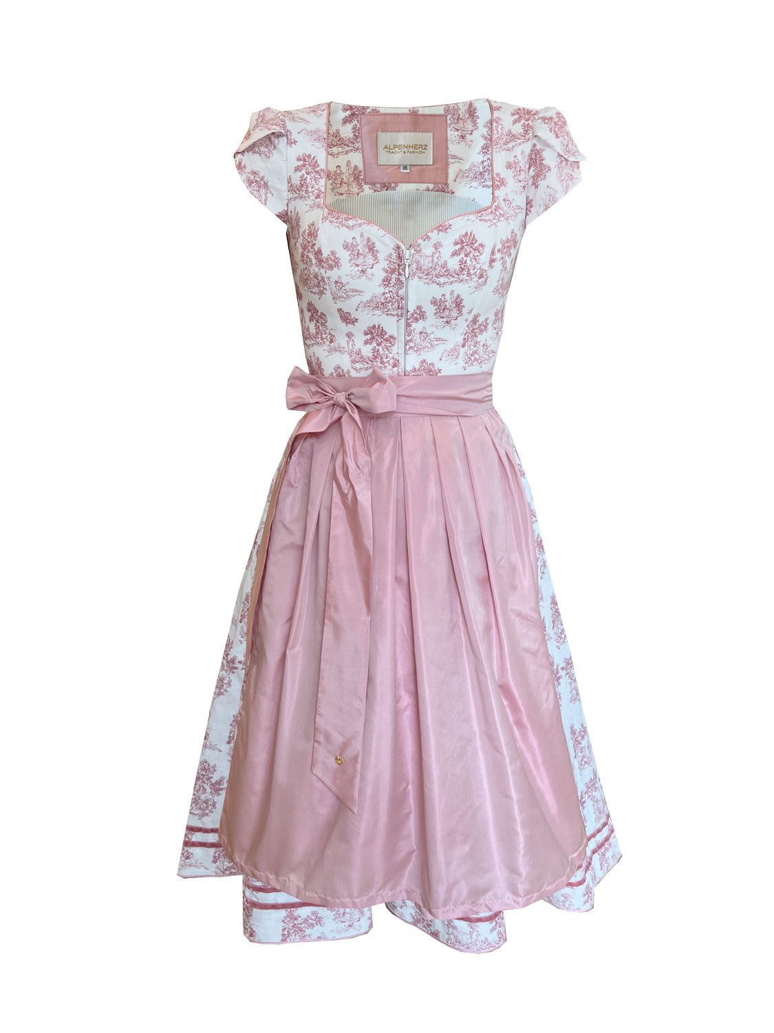 alpenherz-rmchendirndl-monaco-dirndl-wei-rosa-seidensch-rze image 2