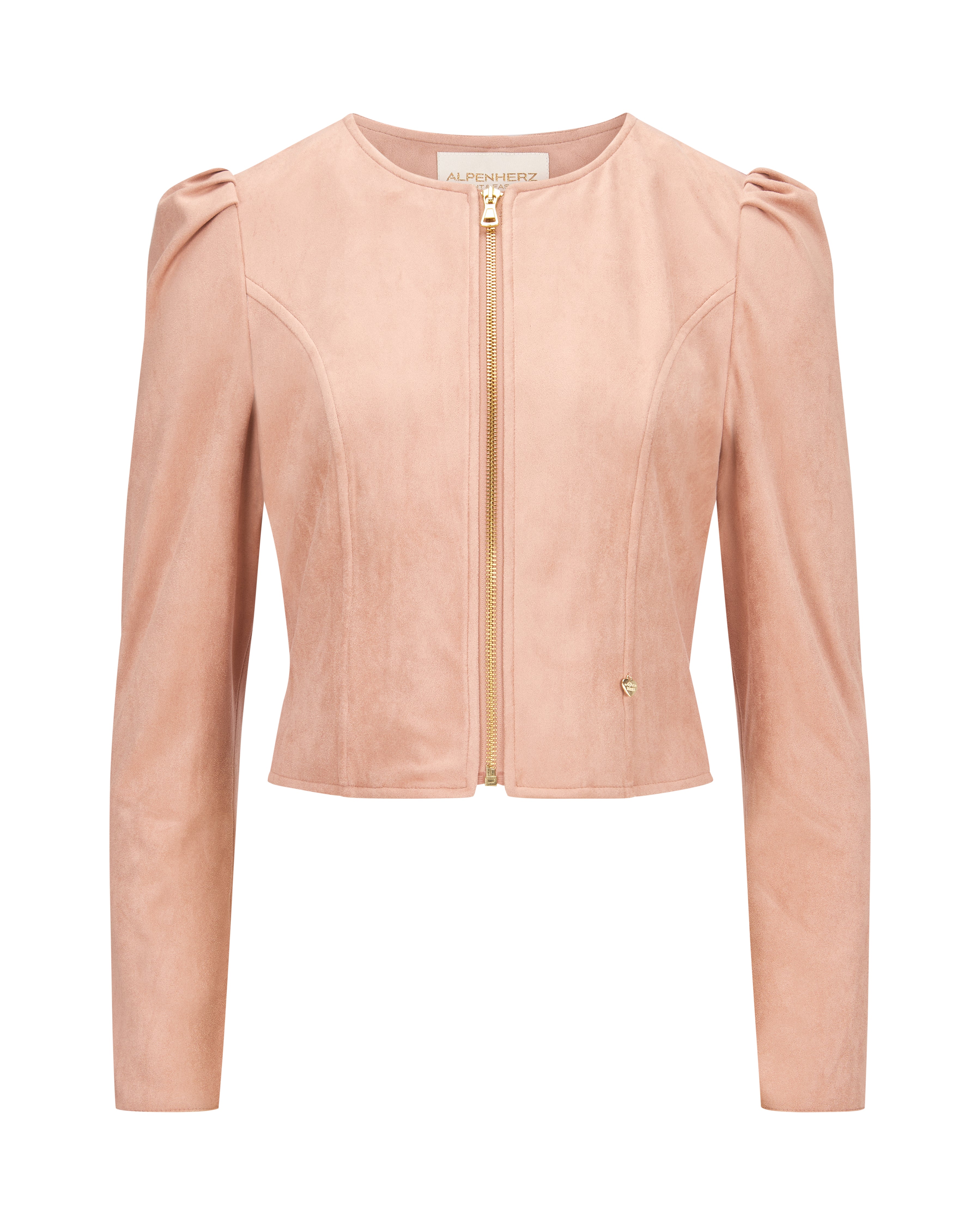 alpenherz-janker-denise-damen-ros-mit-zipper image 1