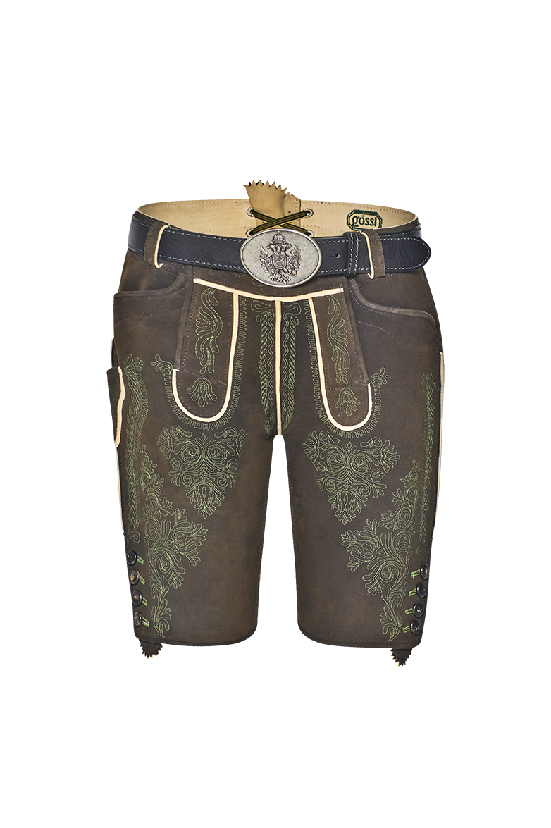 g-ssl-die-9-nahtige-braune-hirschlederhose-mit-reliefstickerei-herren image 1