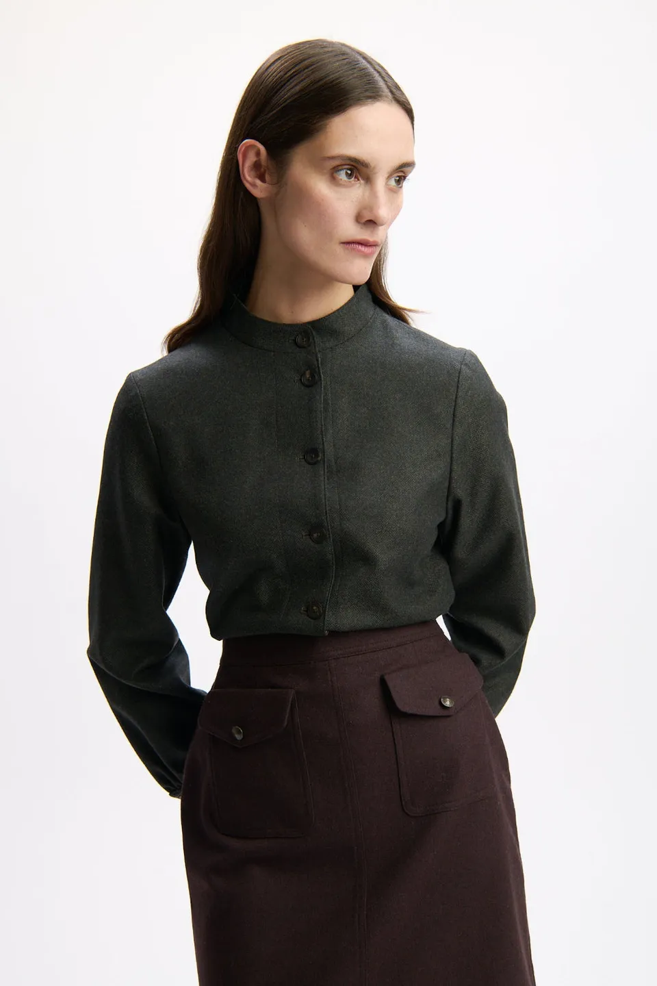 felicitas-damen-jacke-josana-wollmischung-stehkragen image 1