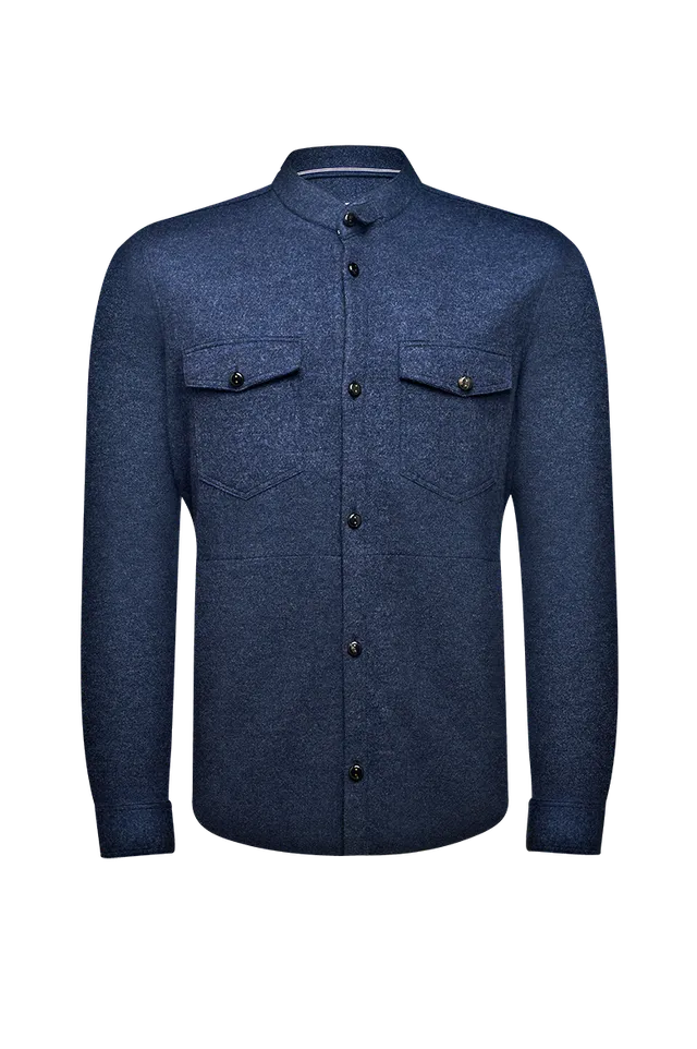 g-ssl-shirtjacket-strickjacke-grau-schwarz-wolle image 1