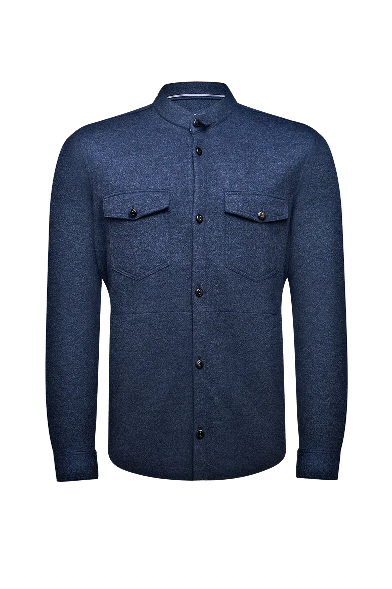 g-ssl-shirtjacket-strickjacke-grau-schwarz-wolle image 1