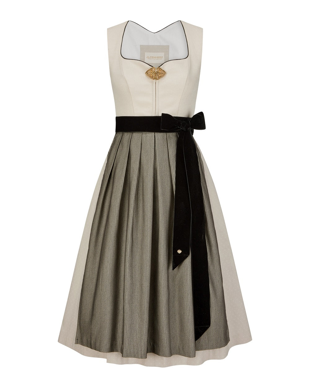 alpenherz-dirndl-marie-schwarz-beige-leinen-mit-fl-gelarm image 4