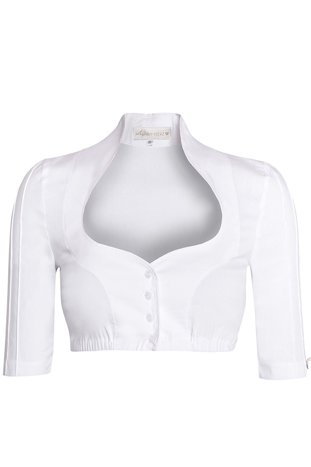 alpenherz-dirndlbluse-ramona-halbarm-baumwollbluse-mit-stehkragen image 1