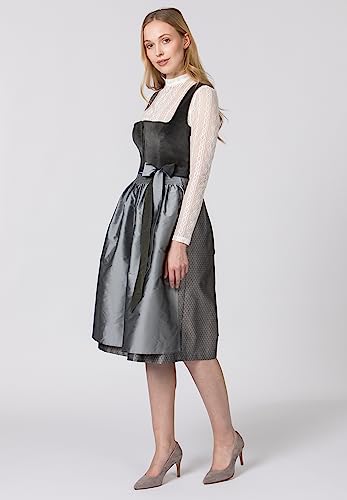 stockerpoint-gloria-midi-dirndl-graphit-samt image 8