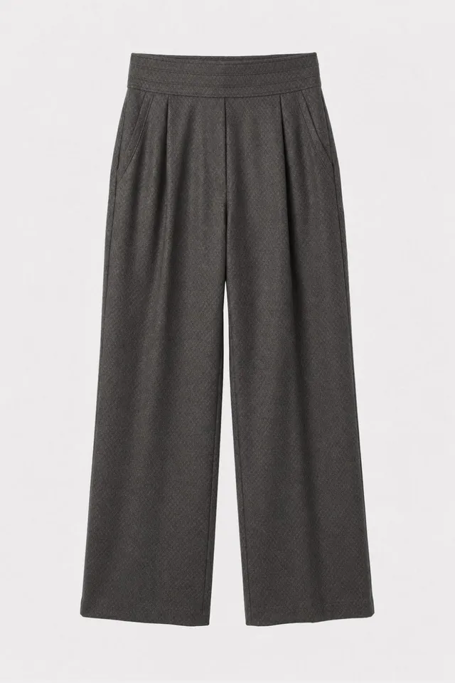 felicitas-halika-damen-hose-wollmischung-mit-falte image 1