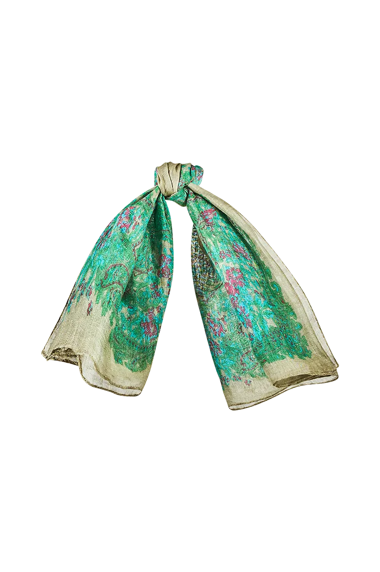 g-ssl-bandana-tuch-leinen-grau-schwarz image 1