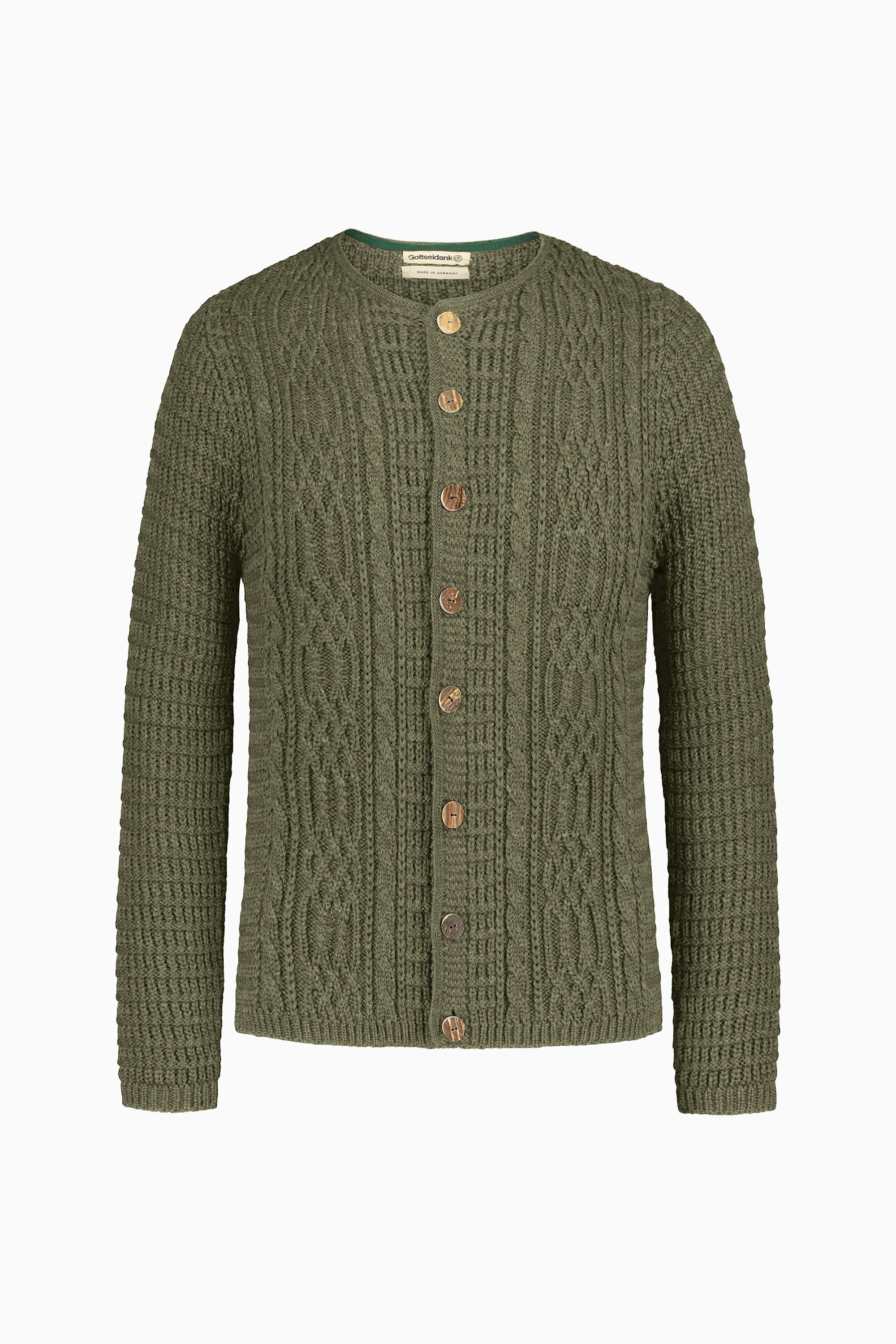 gottseidank-herrenstrickjacke-anton-uni-strickjacke-mit-zopfmuster-2 image 1