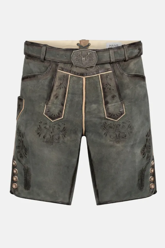 felicitas-herren-lederhose-ostsee-kurze-echtleder-trachtenlederhose image 1