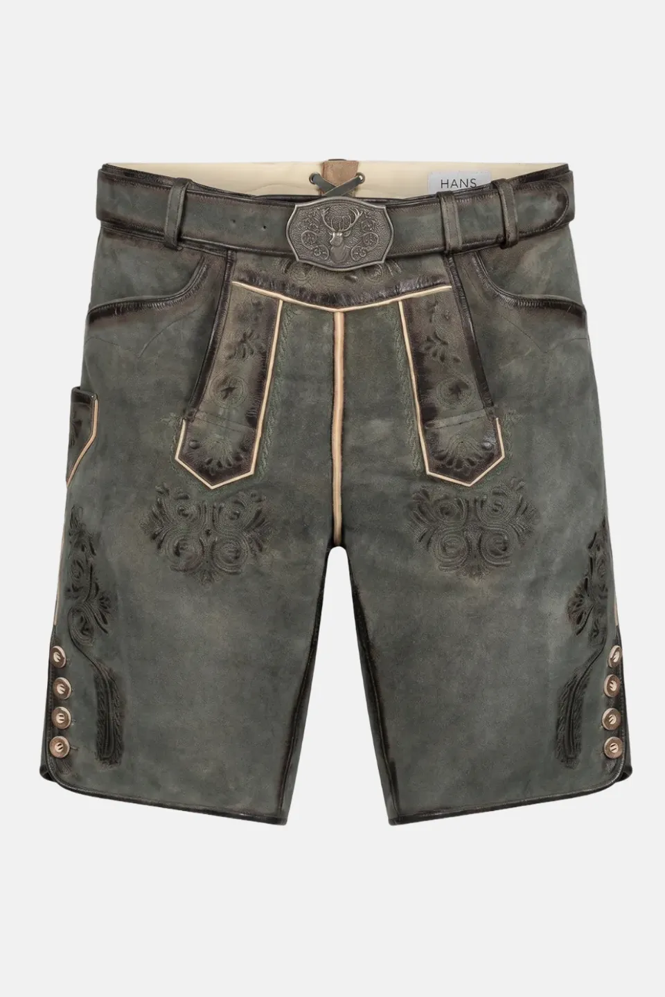 felicitas-herren-lederhose-ostsee-kurze-echtleder-trachtenlederhose image 1