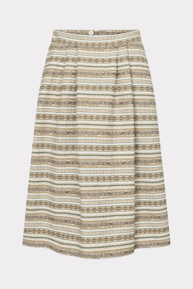 felicitas-ramira-damen-rock-jacquard-streifen-mit-taschen image 1