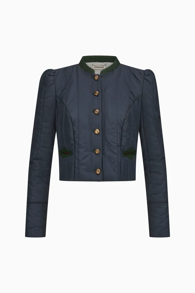 gottseidank-miederjacke-shanti-jacke-mit-stick-stehkragen-und-puffarm image 1