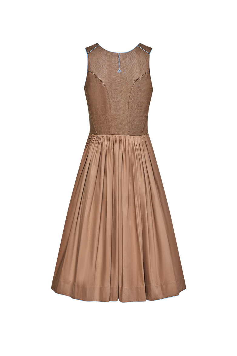 g-ssl-dirndl-mit-kontrastpaspel-braun-70-cm image 2