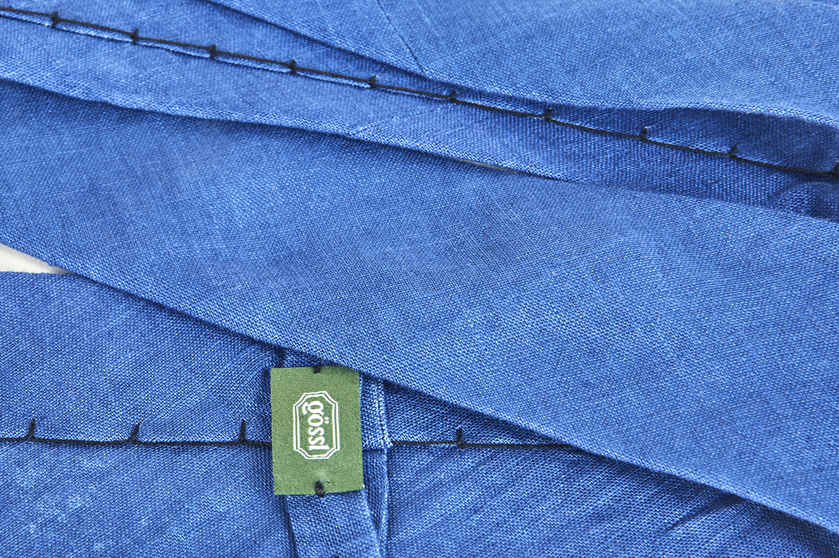g-ssl-krawatte-blaudruck-blau-herren-trachtenkrawatte-leinen image 4